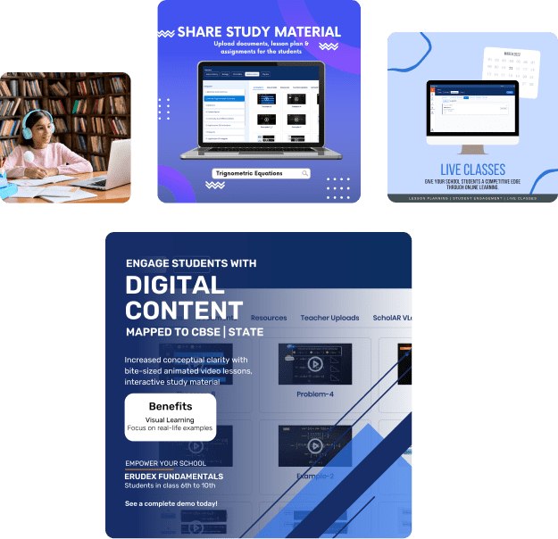 Digital content mapped to CBSE & State